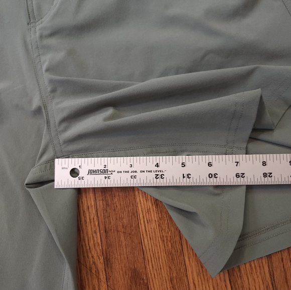 Free Fly Mens Shorts Size 36 Stretch Performance Green - Picture 5 of 7